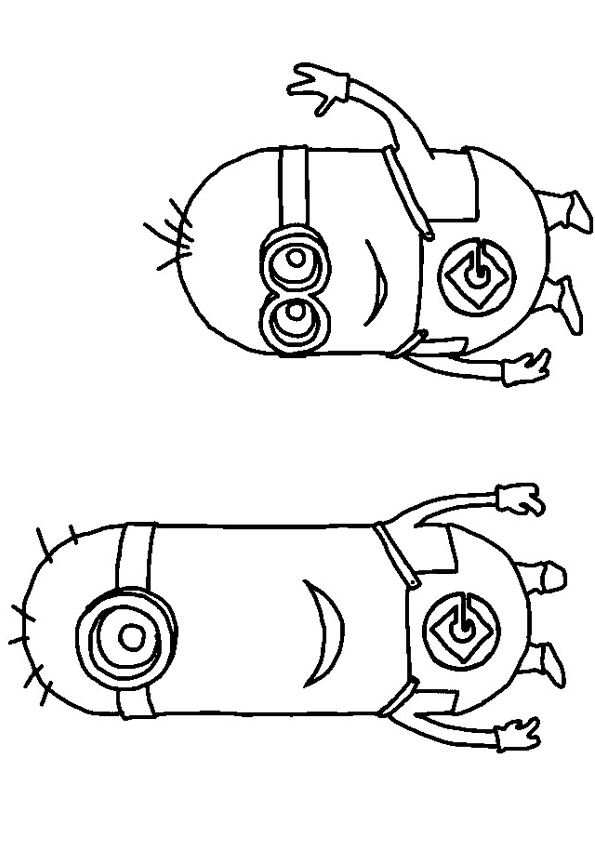 Kids-n-fun.de | Malvorlage Minions minions 01